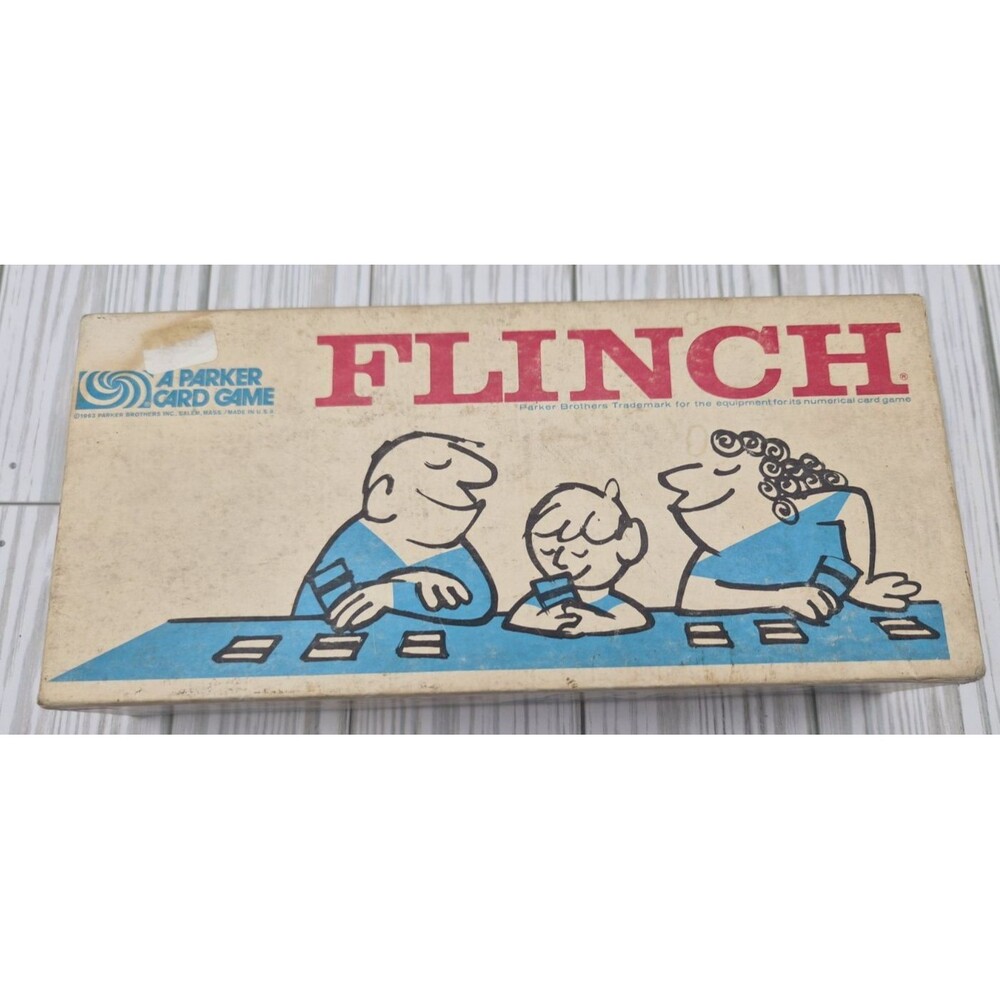Vintage 1963 Flinch Card Game Parker Brothers 100% Complete with Instructions